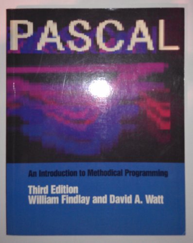 Beispielbild fr Pascal: An Introduction To Methodical Programming, 3rd Edition: An Introduction to Methodical Programming Instructions zum Verkauf von AwesomeBooks