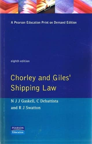 9780273021940: Chorley And Giles Shipping Law