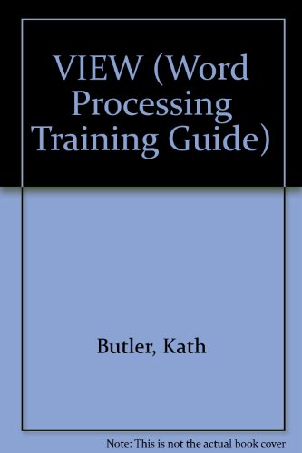 9780273022527: VIEW (Word Processing Training Guide)