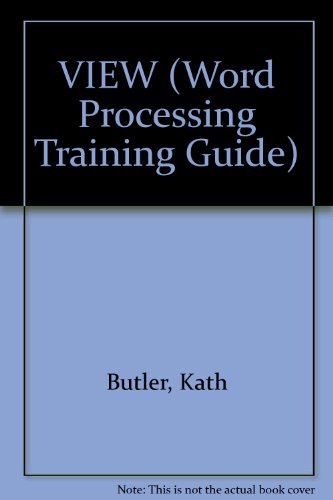 View Instructions (Word Processor Training Guide) (9780273022527) by Clark, A.