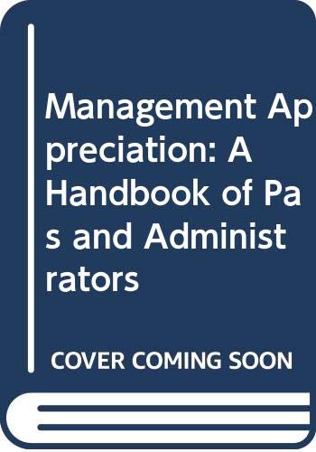 Beispielbild fr Management Appreciation Handbook for Personal Assistants and Administrators zum Verkauf von medimops