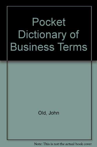 Stock image for Pocket Dictionary of Business Terms for sale by Re-Read Ltd