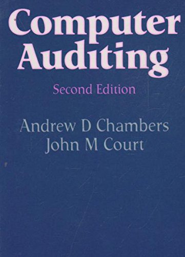 Imagen de archivo de Computer Auditing a la venta por AwesomeBooks