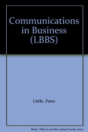 Imagen de archivo de Communication in Business (LBBS) a la venta por AwesomeBooks