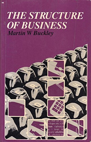 Beispielbild fr The Structure of Business zum Verkauf von WorldofBooks