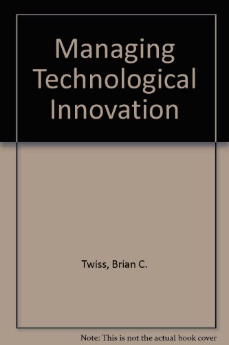 Beispielbild fr Managing Technological Innovation zum Verkauf von AwesomeBooks