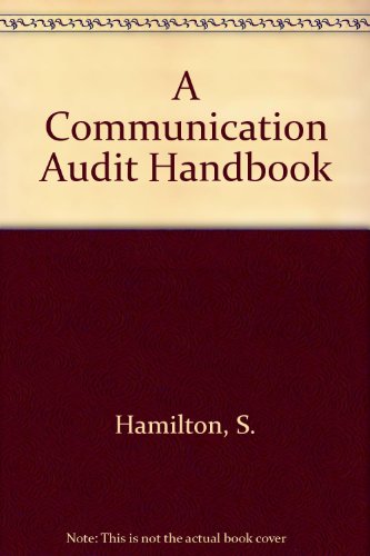 Beispielbild fr A Communication Audit Handbook zum Verkauf von Reuseabook