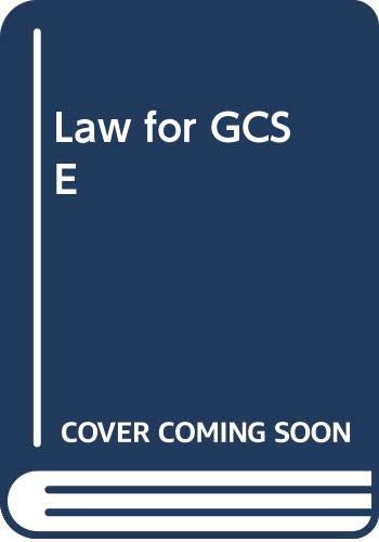 9780273028369: Law for GCSE