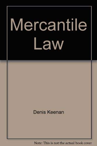 Stock image for Mercantile Law for sale by WorldofBooks