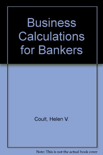 Stock image for Business Calculations for Bankers for sale by WorldofBooks