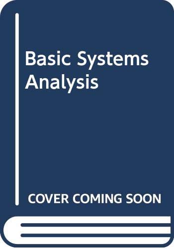 Beispielbild fr Basic Systems Analysis zum Verkauf von AwesomeBooks