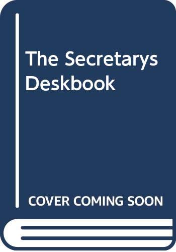 Imagen de archivo de Secretary's Desk Book a la venta por Better World Books: West