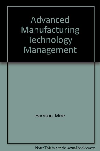 9780273030850: Advanced Manufacturing Technology Management
