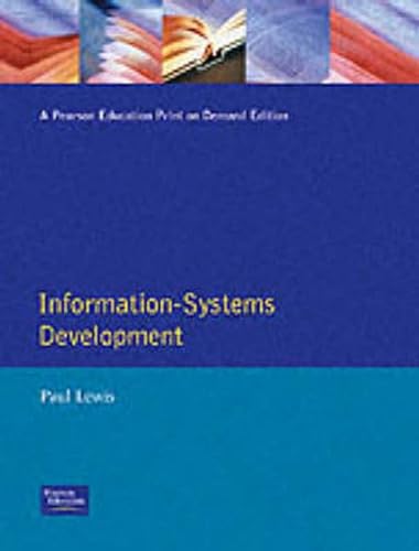 Imagen de archivo de Information Systems Development: A Systematic Approach a la venta por AwesomeBooks