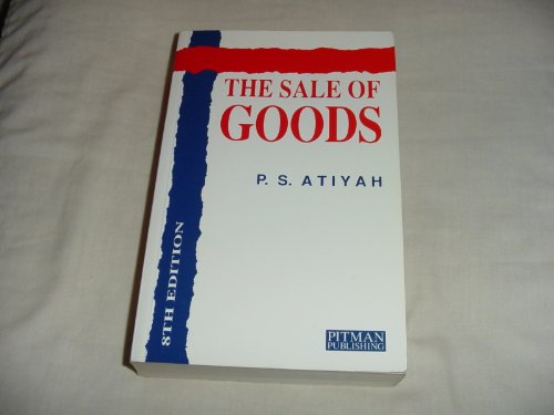 Stock image for The sale of goods for sale by Robinson Street Books, IOBA