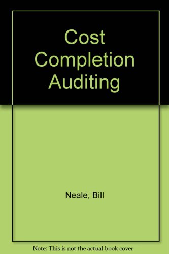 Stock image for Cost Completion Auditing for sale by Bahamut Media