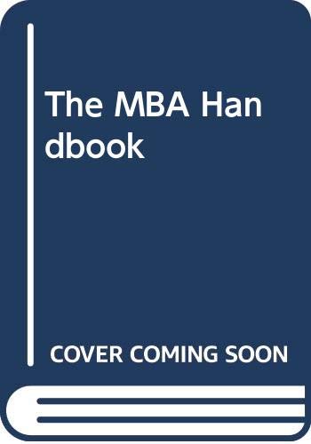 9780273033752: The MBA Handbook