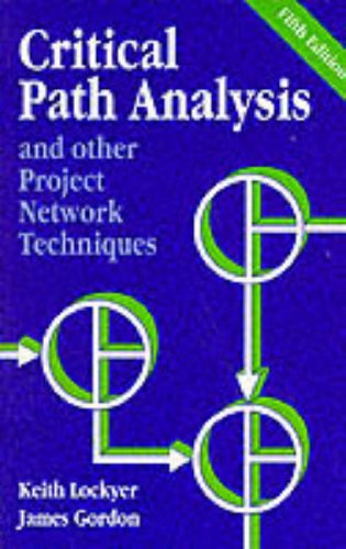9780273034162: Critical Path Analysis And Other Project Network Techniques