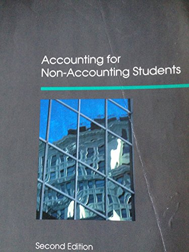 Imagen de archivo de Accounting for Non-Accounting Students a la venta por Reuseabook