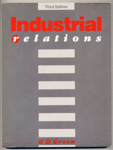 Stock image for Industrial Relations for sale by PsychoBabel & Skoob Books