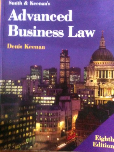 Imagen de archivo de Advanced Business Law a la venta por AwesomeBooks