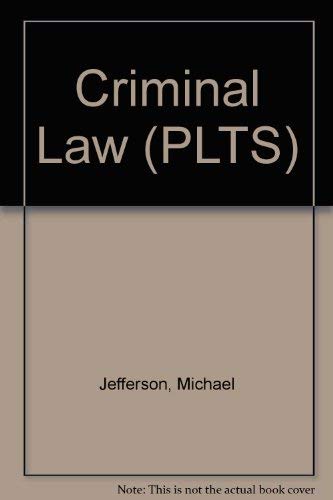 Imagen de archivo de Criminal Law (PLTS) a la venta por WorldofBooks