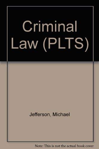 9780273036753: Criminal Law