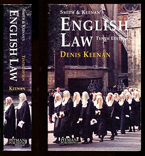 Stock image for Smith and Keenan's English Law for sale by AwesomeBooks
