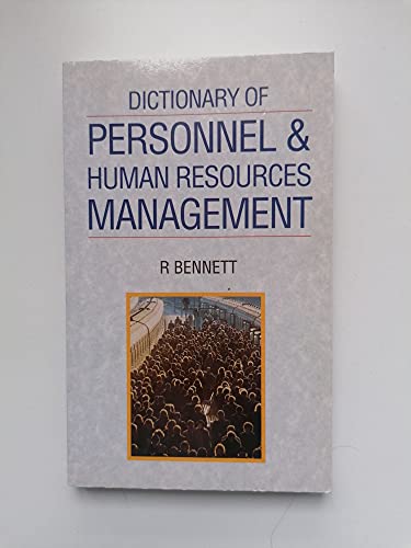 Beispielbild fr Dictionary Of Human Resources Management zum Verkauf von Reuseabook