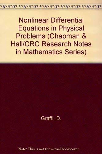 Beispielbild fr Nonlinear Differential Equations in Physical Problems (Research Notes in Mathematics) (Volume 42) zum Verkauf von Anybook.com