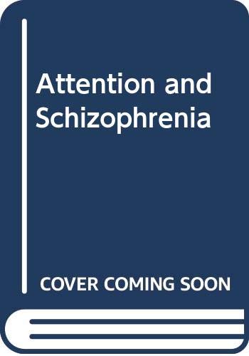 Stock image for Attention and Schizophrenia for sale by medimops