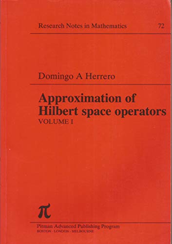 9780273085799: Approximation of Hilbert Space Operators