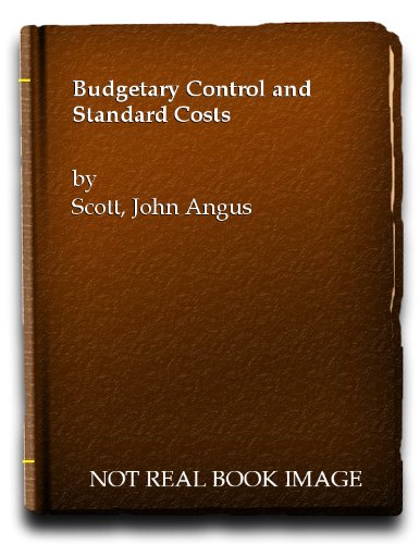 Beispielbild fr Budgetary Control and Standard Costs zum Verkauf von Better World Books: West