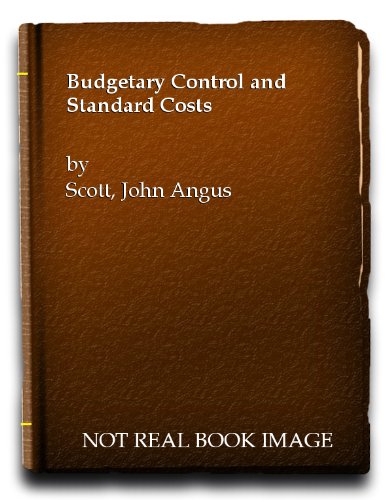 Imagen de archivo de Budgetary Control and Standard Costs a la venta por Better World Books: West