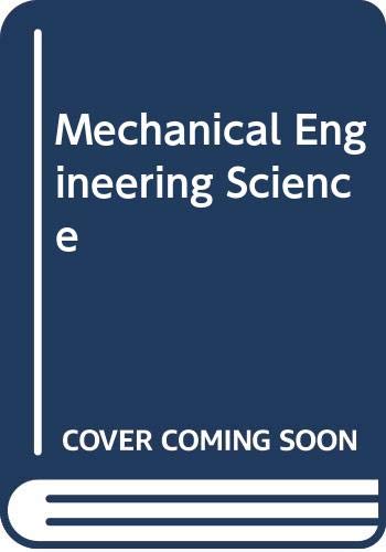 Imagen de archivo de Mechanical Engineering Science a la venta por WorldofBooks