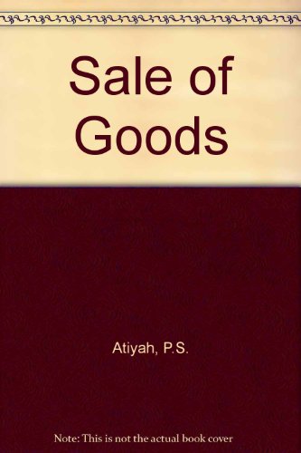 Stock image for Sale of Goods for sale by Cambridge Rare Books