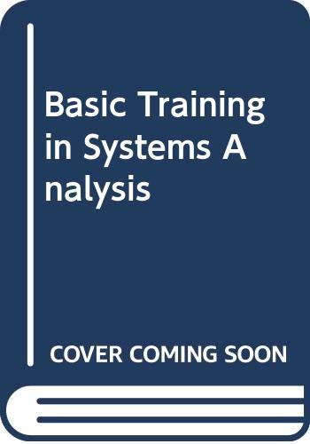 Imagen de archivo de Basic Training in Systems Analysis a la venta por AwesomeBooks