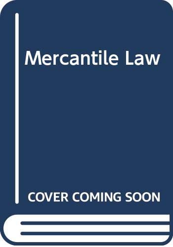 9780273316602: Mercantile Law