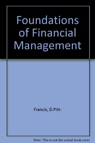 Stock image for The foundations of financial management for sale by dsmbooks