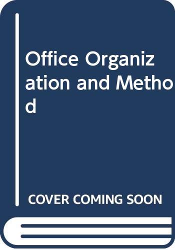 Stock image for Office Organization and Method for sale by AwesomeBooks
