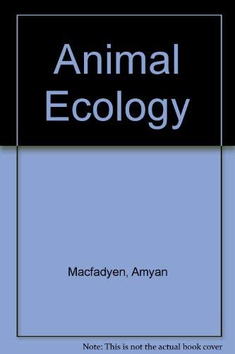 Stock image for Animal Ecology: Aims and Methods for sale by dsmbooks