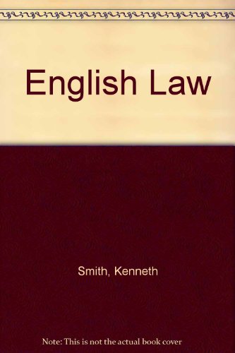 9780273403029: English Law