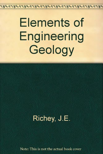 Imagen de archivo de Elements of Engineering Geology a la venta por PsychoBabel & Skoob Books