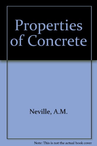 Imagen de archivo de Properties of Concrete a la venta por Stephen White Books