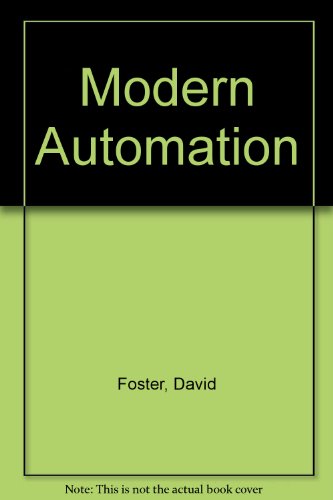 Modern Automation (9780273436317) by David Foster