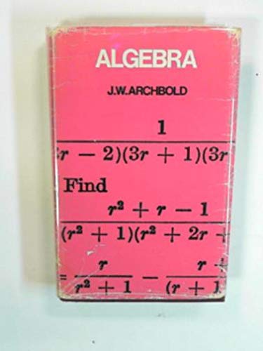 9780273439257: Algebra