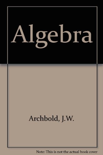 9780273439264: Algebra