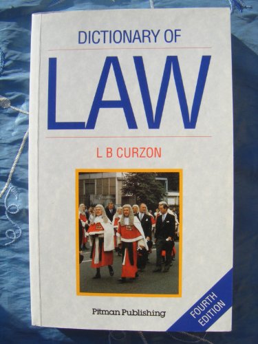 9780273601012: Dictionary of Law