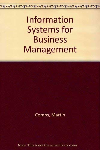 Imagen de archivo de Information Systems for Business Management a la venta por WorldofBooks