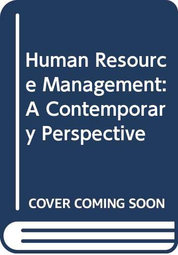 Stock image for Human Resource Management: A Contemporary Perspective for sale by WorldofBooks